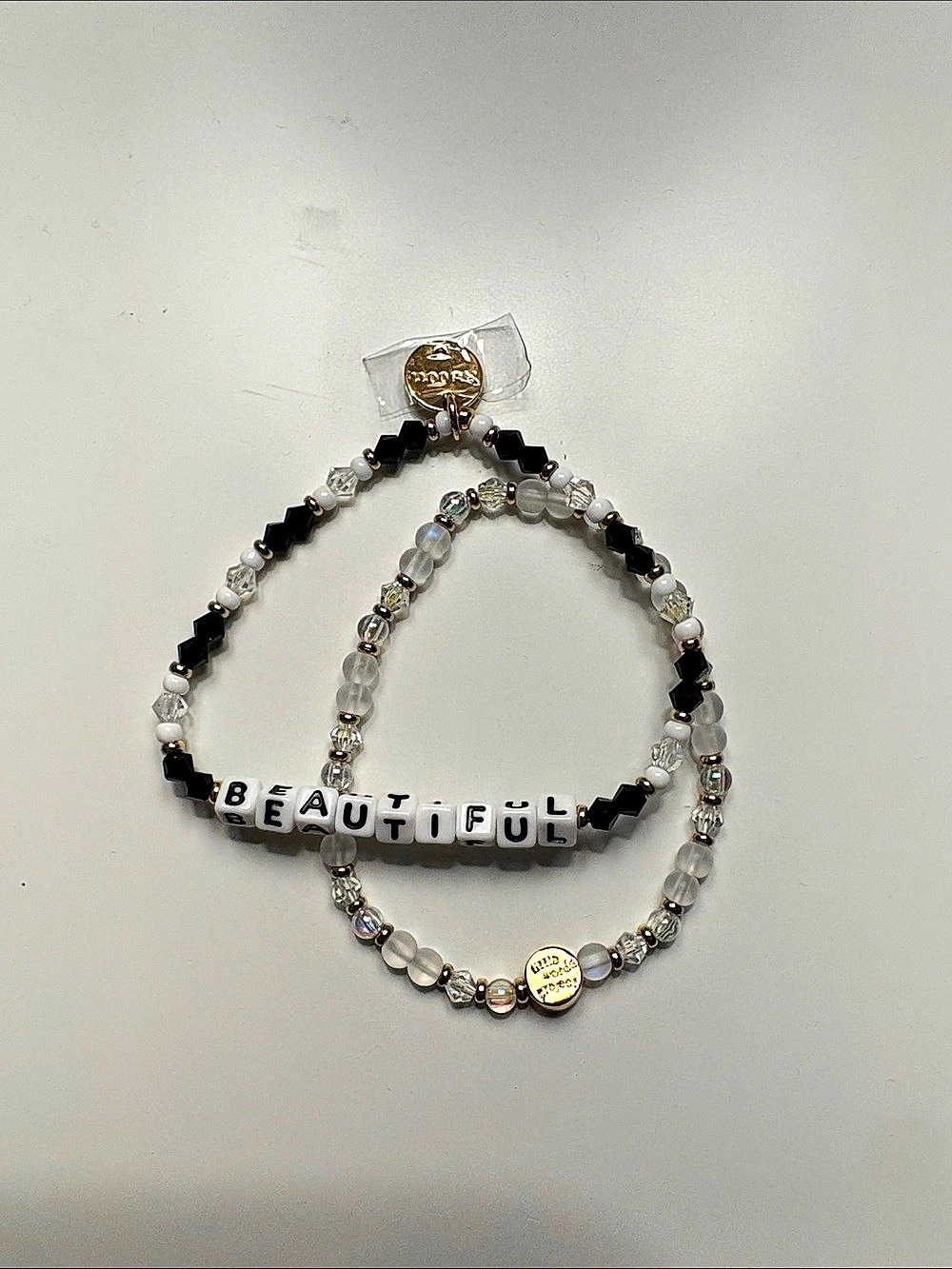 Little Words Project Beautiful Beaded Word Bracelet Set